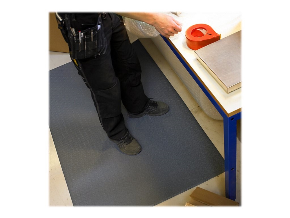 Sort Yoga Arbejdsmåtte Super Plus – Matting Fitpro