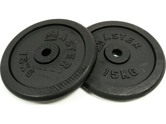 Master Støbejern Vægte 15 Kg X2 - Fantastisk Tilbud!