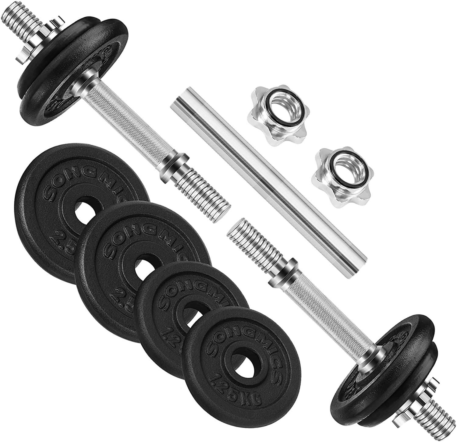 Sort Dumbbell Vægte - Perfekt til Styrketræning!