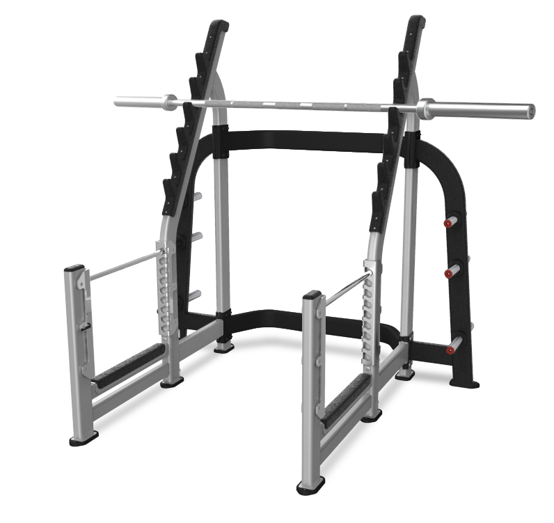 Nautilus Olympisk Squat Rack i Sølv - Styrketræningstilbehør