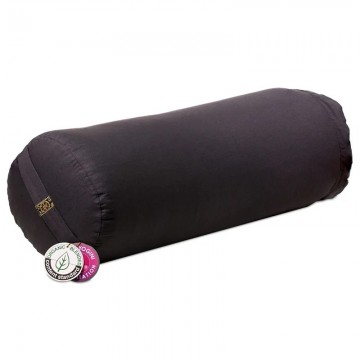 Antracit Yoga Bolster Pude til Afslapning og Støtte
