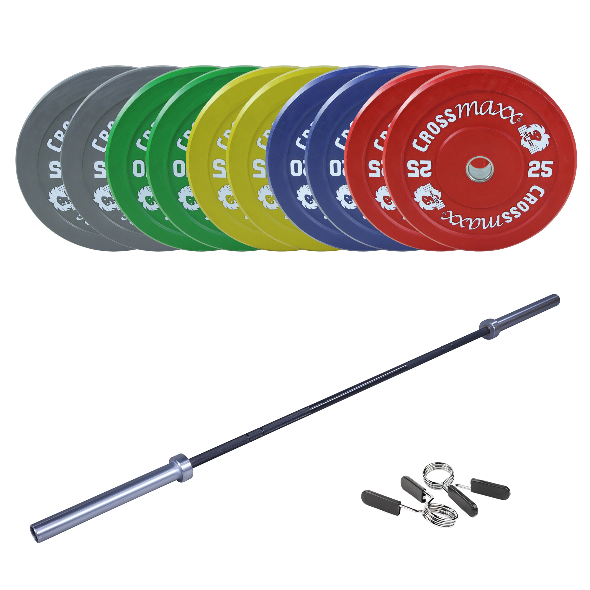 Crossmaxx CF Vægtstangssæt 170 kg - Fantastisk tilbud!