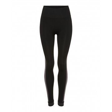 Leggings Melanie i Sort Antracit - Yoga Tøj på Tilbud