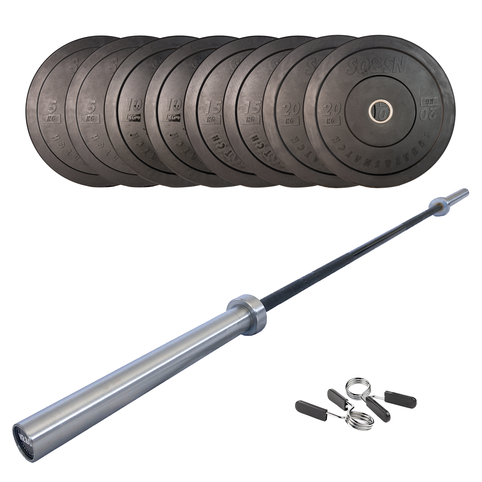 SQ&SN CF Vægtstangssæt med 115 kg – Fantastisk Tilbud!